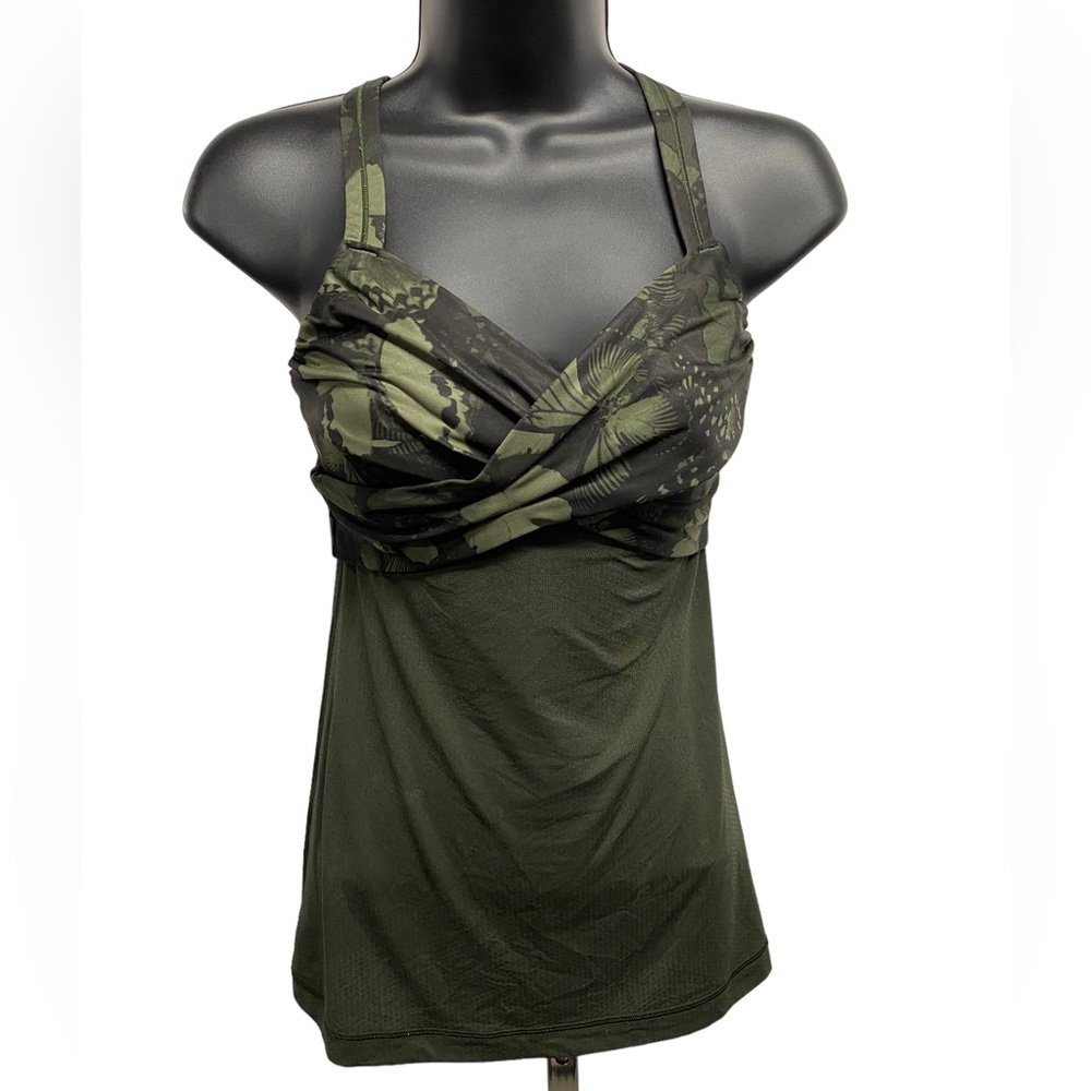 Lululemon cross front athletic tank top size 4